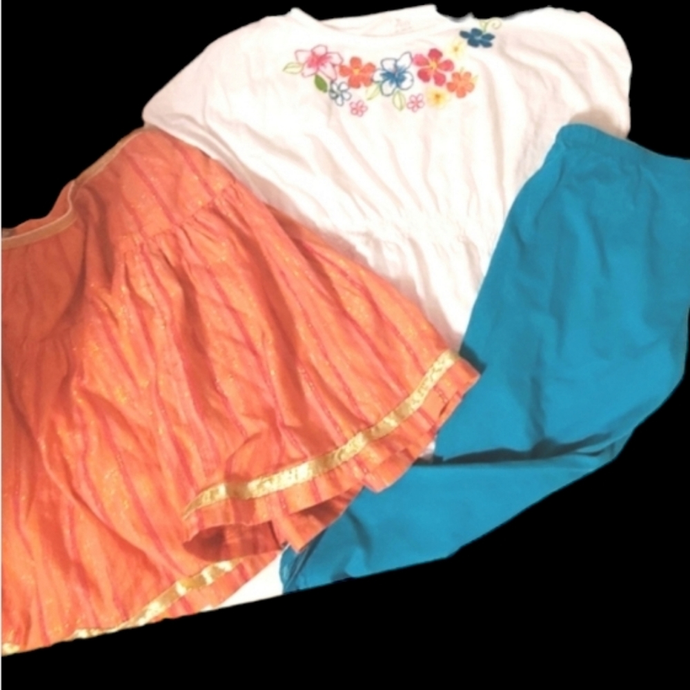The childrens place 14 top and capri xxl 16 skirt